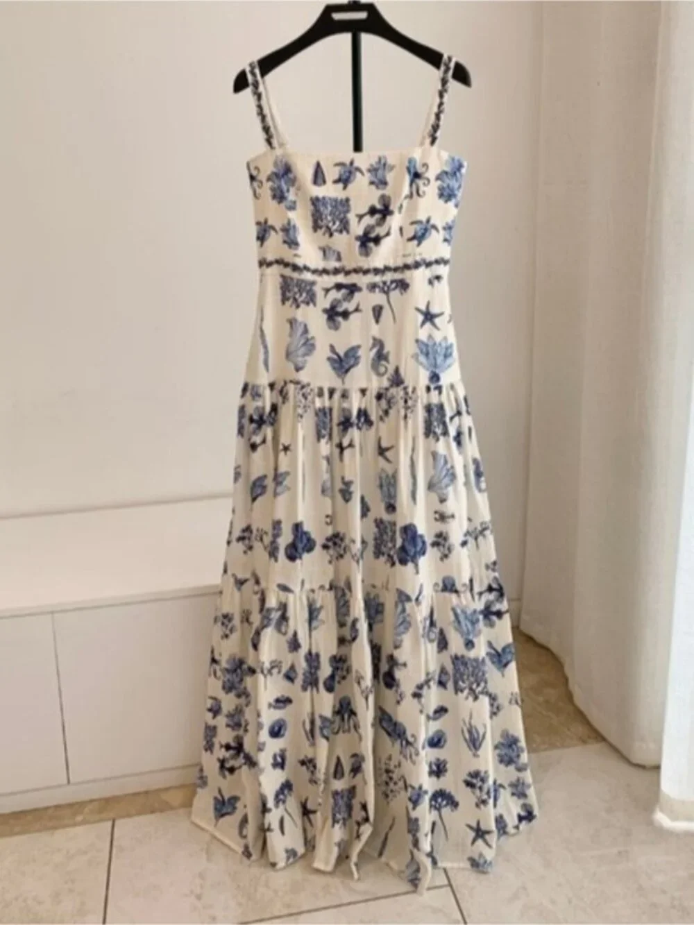Agua by Agua Bendita Lima printed linen Dress - Picture 6 of 11